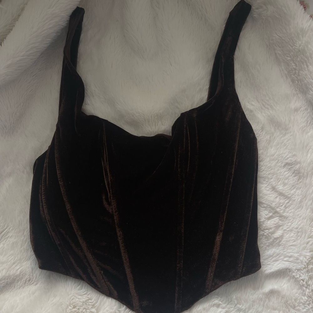 Brown corset
